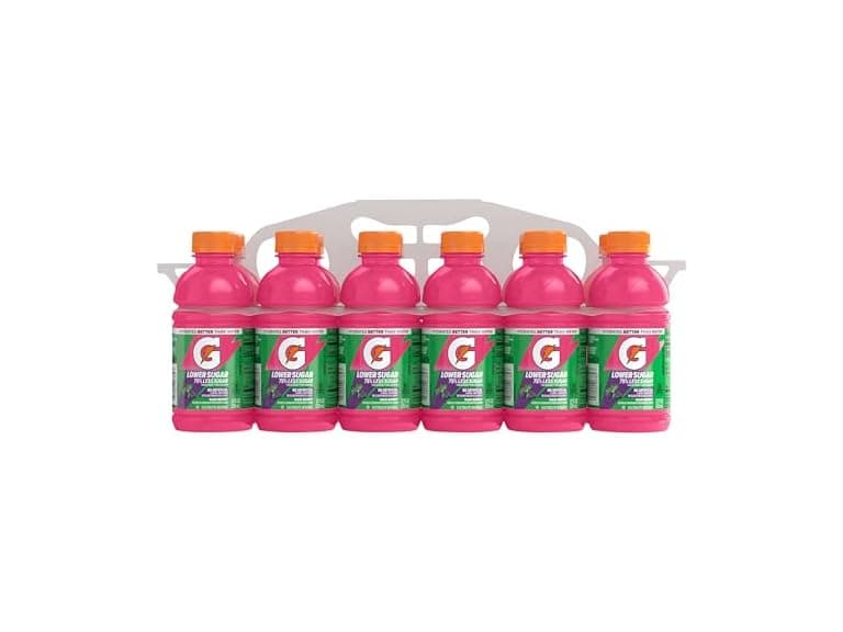 Gatorade, Lower Sugar Rain Berry Beverage, 12 Ct