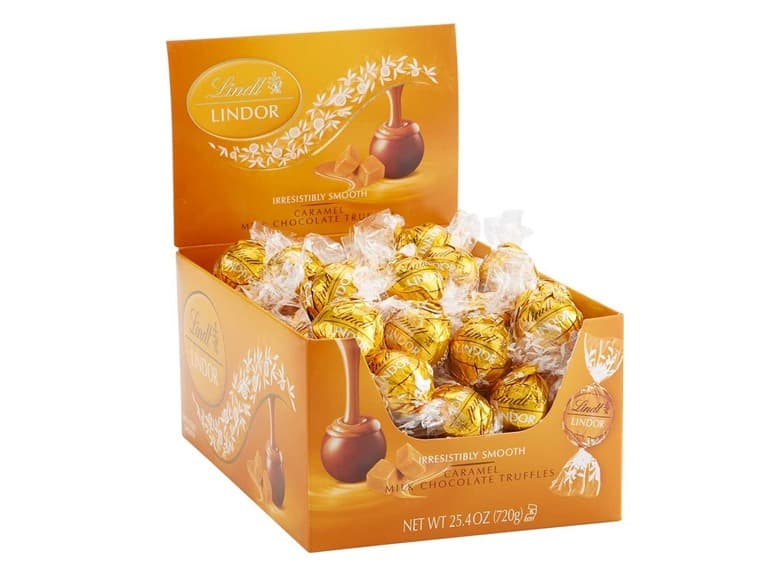 Lindt LINDOR Caramel Milk Truffles 60ct