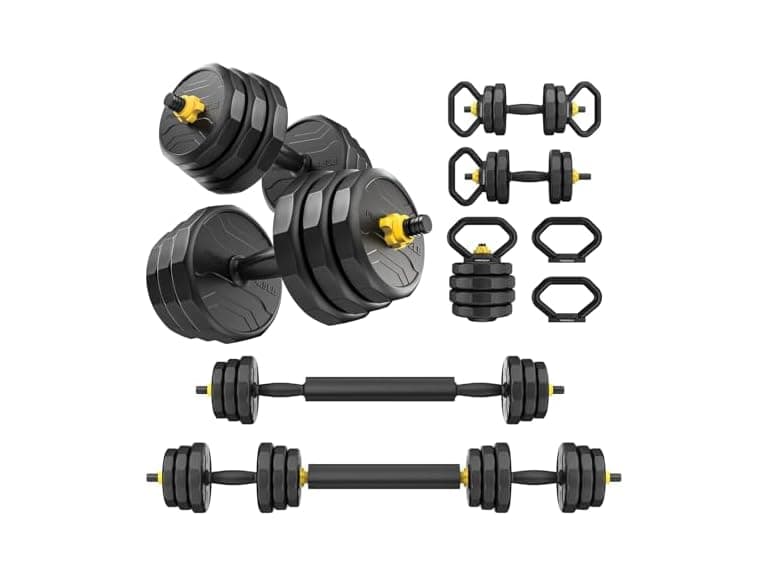FEIERDUN Adjustable Dumbbells – 48lbs