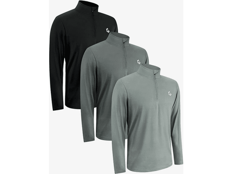1/4 Zip Dry Fit Shirts for Sports XL