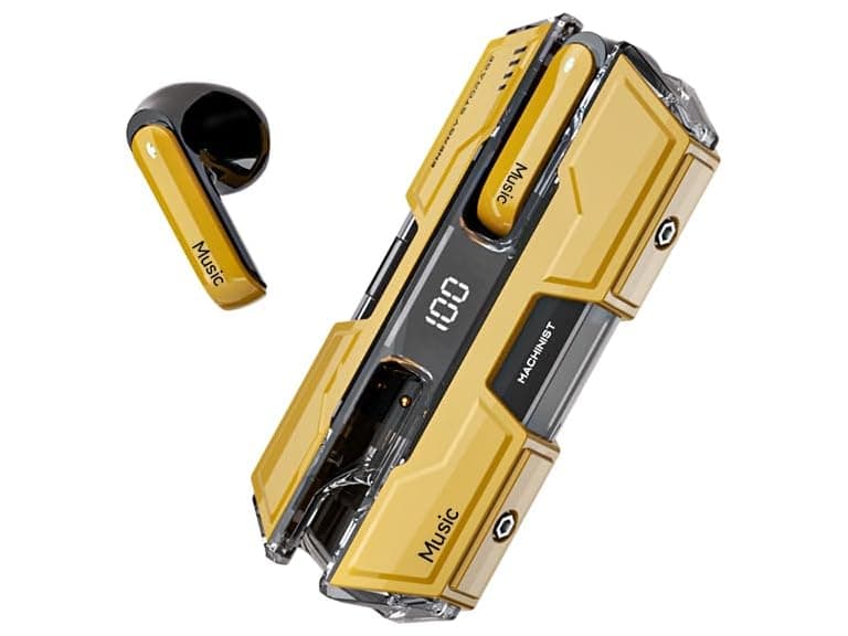 Mecha-Style Wireless Bluetooth Earbuds