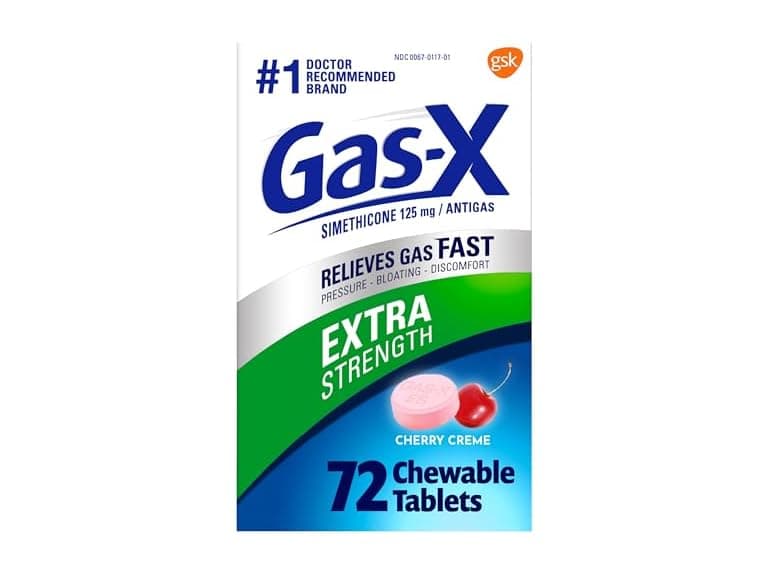 Gas X Extra Strength Chewables Cherry 72 Count