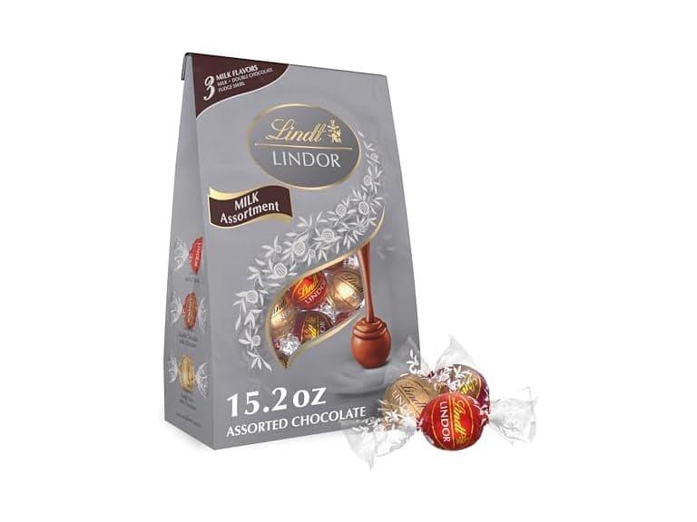 Lindt LINDOR Milk Assorted Truffles 15oz