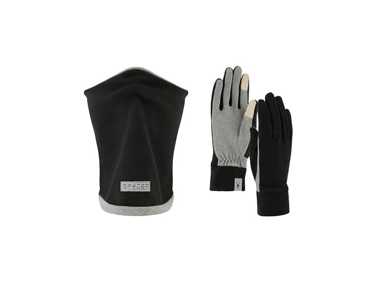 Spyder Womens Reversible Neck Gaitor & Gloves Set