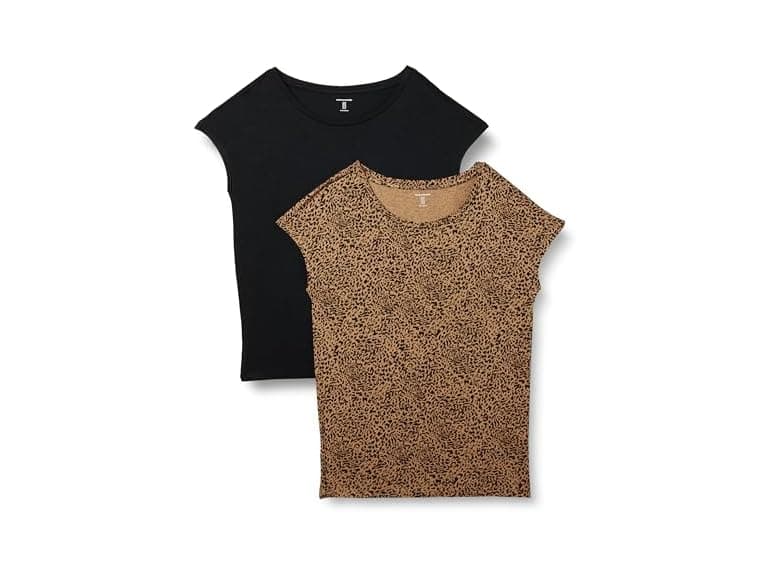 Amazon Essentials Women 2-Pack Jersey Boat-neck