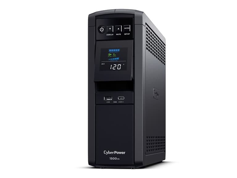 CyberPower 1500VA/1000W PFC Sinewave UPS System (Certified Refurbished)