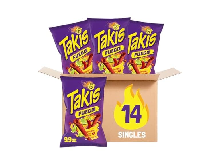 Takis Fuego Rolled Tortilla Chips 14 Bags