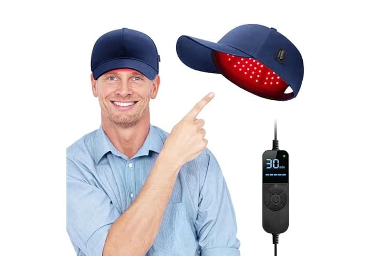 Laser Hair Growth Cap Red Light Blue