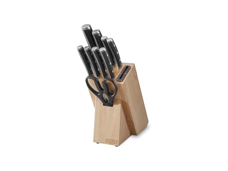 Chicago Cutlery Damen (10-PC) Built-In Sharpener