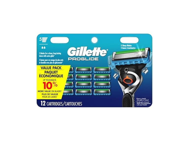 Gillette Fusion5 ProGlide Razor 12 Refills