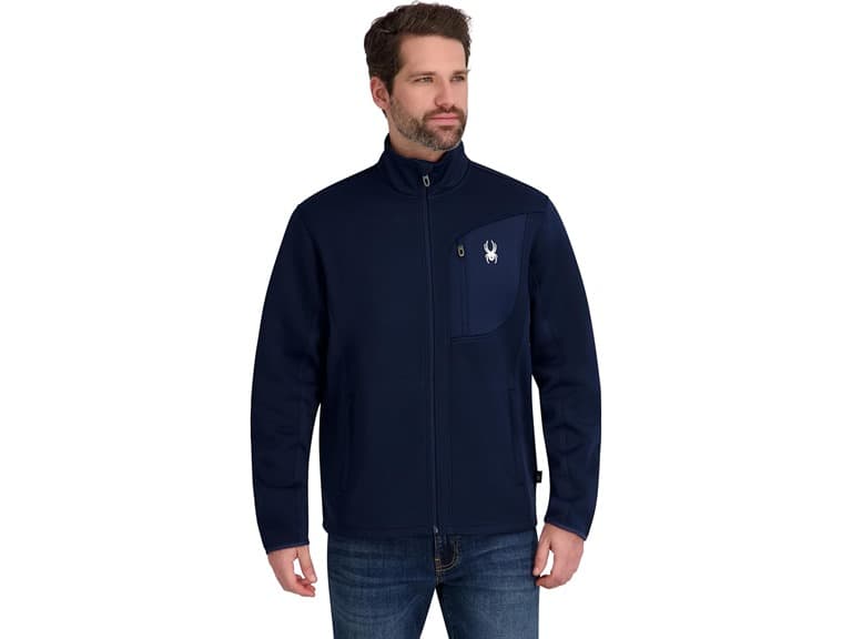 Spyder Mens Encore Fleece Zip Up Jkt
