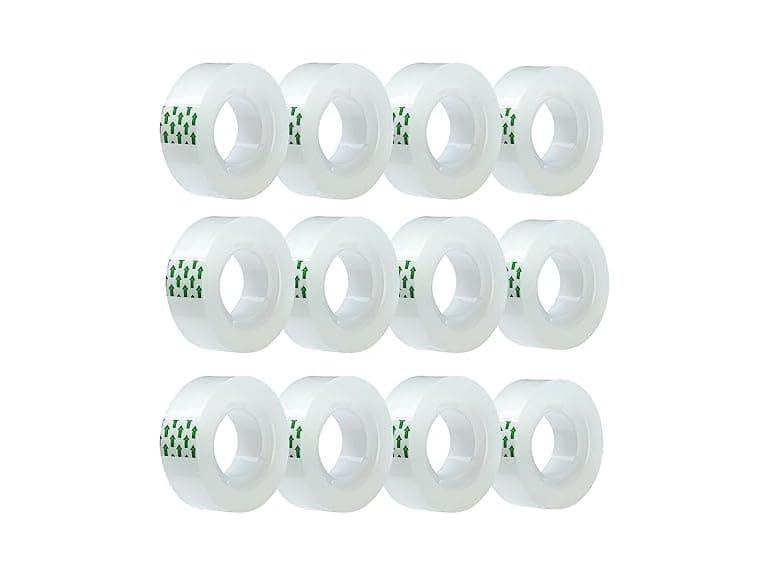 MJUNM CON-101 12 Pcs Clear Tape