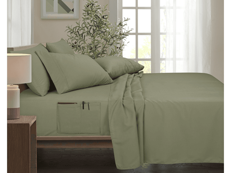 Rayon From Bamboo 6pc Sheets W/ Side Pocket