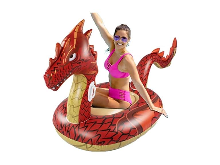 Monsoon [Dragon] Inflatable Pool Float Red