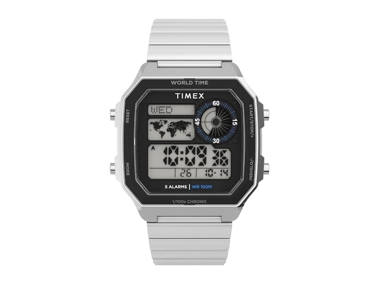 Timex Men World Time Digital 40mm Watch