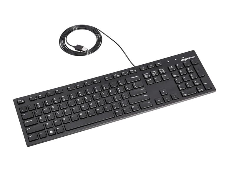 Amazon Basics Wired Keyboard