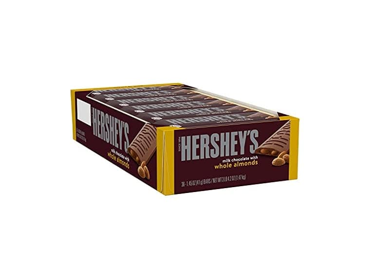 Hersheys Milk Choc Whole Almonds 36ct