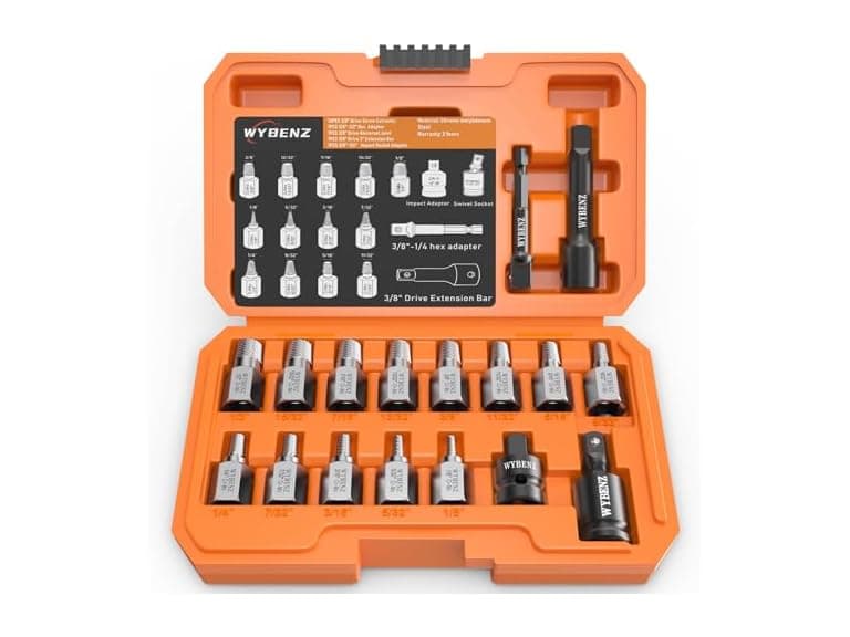 WYBENZ 17Pcs Screw Extractor Set