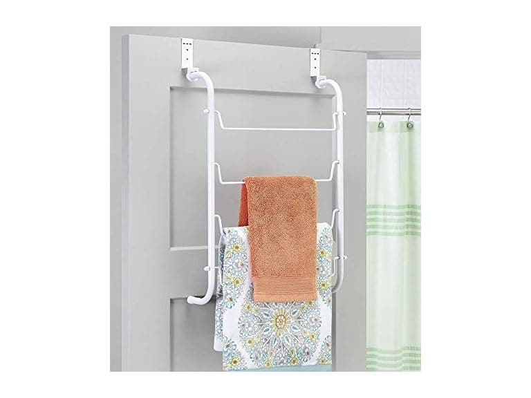 Whitmor Over The Door White Towel Rack
