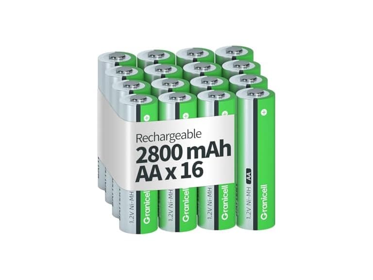 Granicell 16-Pack NiMH Rechargeable AA