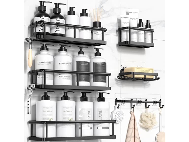 Shower Caddy Adhesive, Rustproof Shower