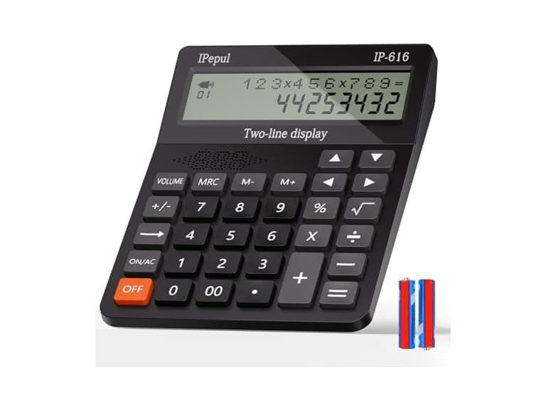 iPepul LCD Display Talking Calculator