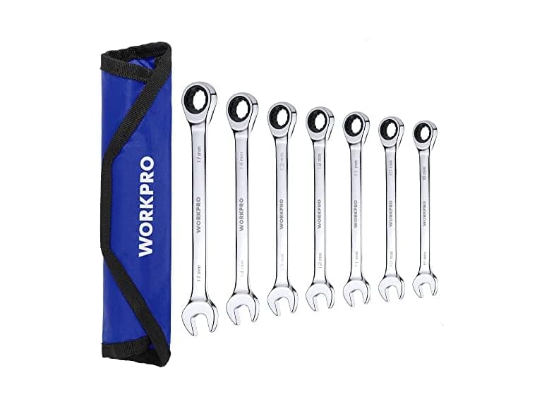 7-Piece Ratcheting Combination Wrench