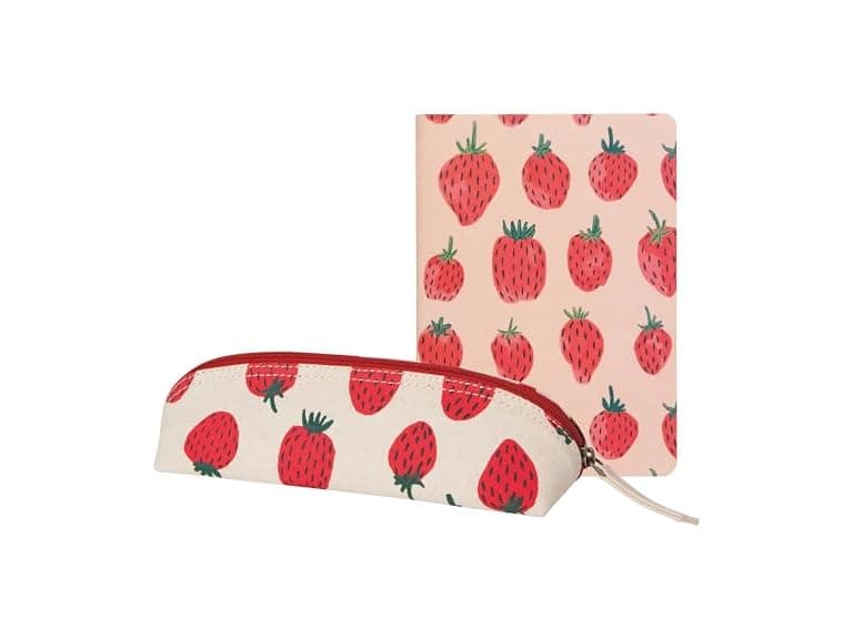 Jubilee Berry Sweet Notebook Pencil Case Paper Set