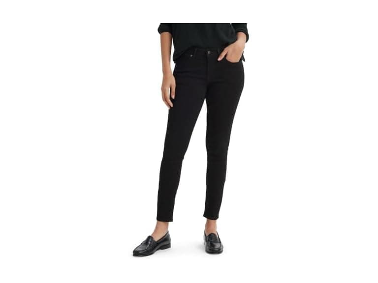 Levi's® Womens 711 Skinny Soft Black Size 24