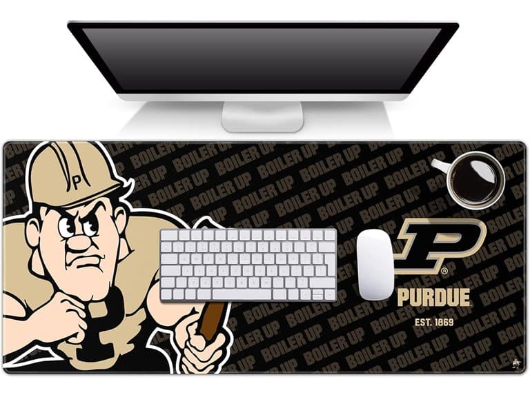 YouTheFan NCAA Purdue Boilermakers Logo Series Desk Pad
