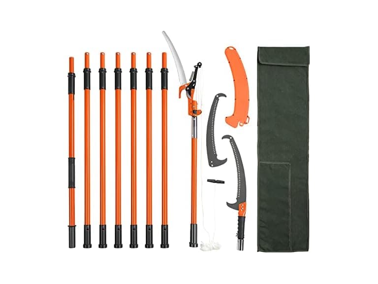 VEVOR Manual Pole Saw, 7.3-27 ft