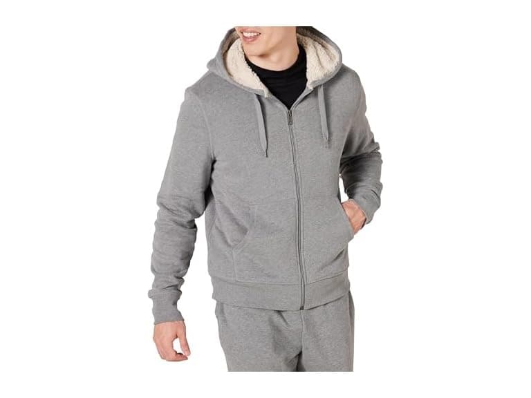 AE Mens SherpaLined FullZip Fleece Hoodie