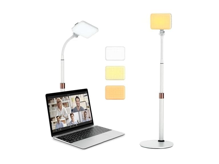 Anautin LED Desk Light With Stand, CRI97+ Selfie