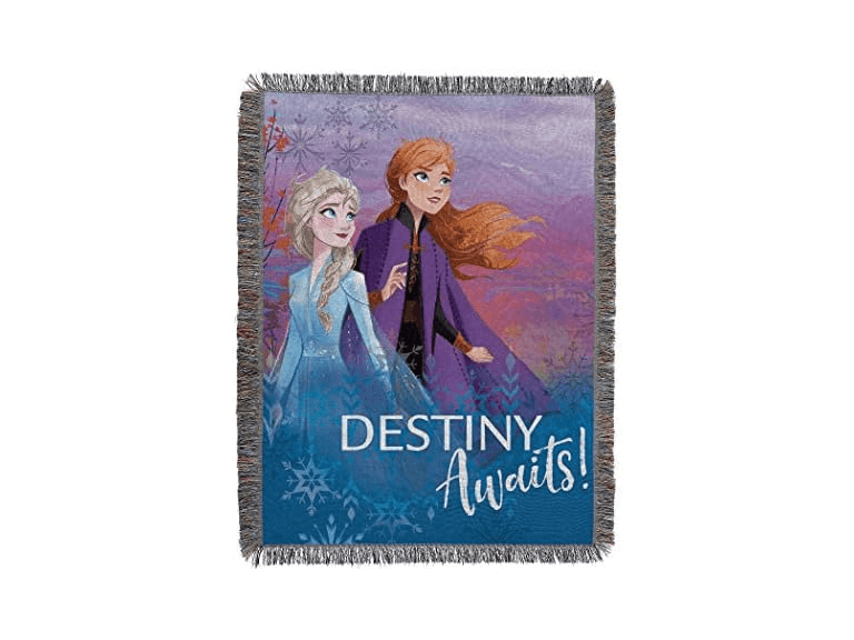 Frozen Woven Tapestry Throw Blanket