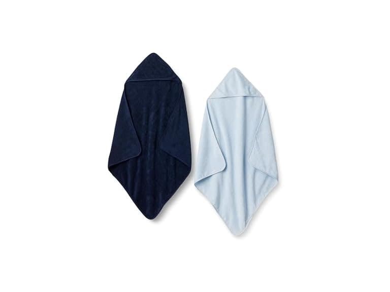 Amazon Essentials 2-Pack Hooded Bath Towels