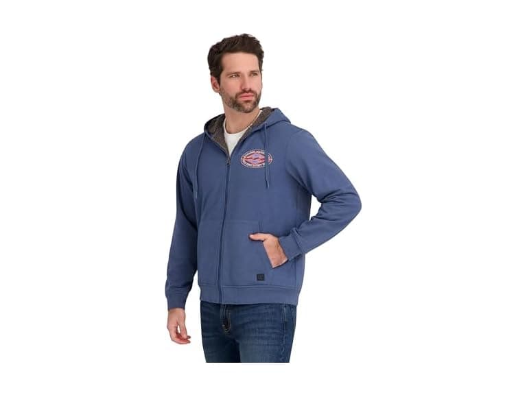 Billabong Mens Sherpa Lined Hoodie Jacket