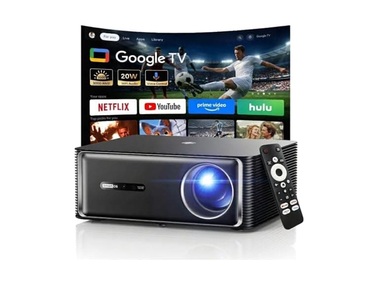 Boldever 3000 ANSI Google TV Projector
