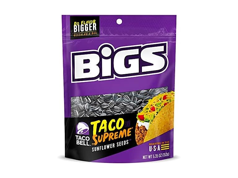 BIGS Sunflower Seeds, Taco Bell Taco Supreme Flavor