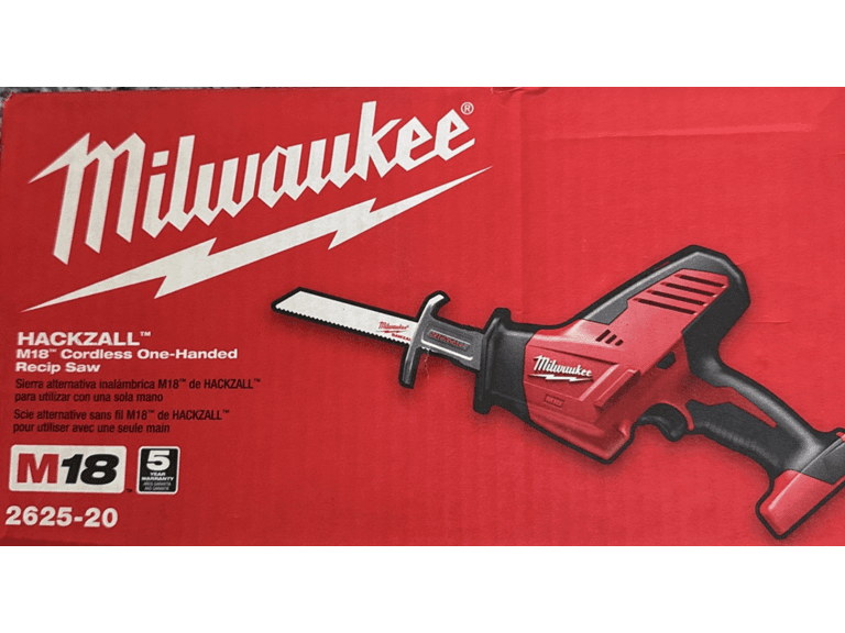 Milwaukee 2625-20 M18 18V Hackzall Recip Saw