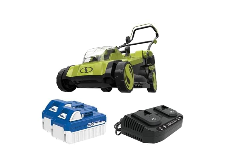 Sun Joe 24 Volt 17" Mulching Walk Behind Lawn Mower