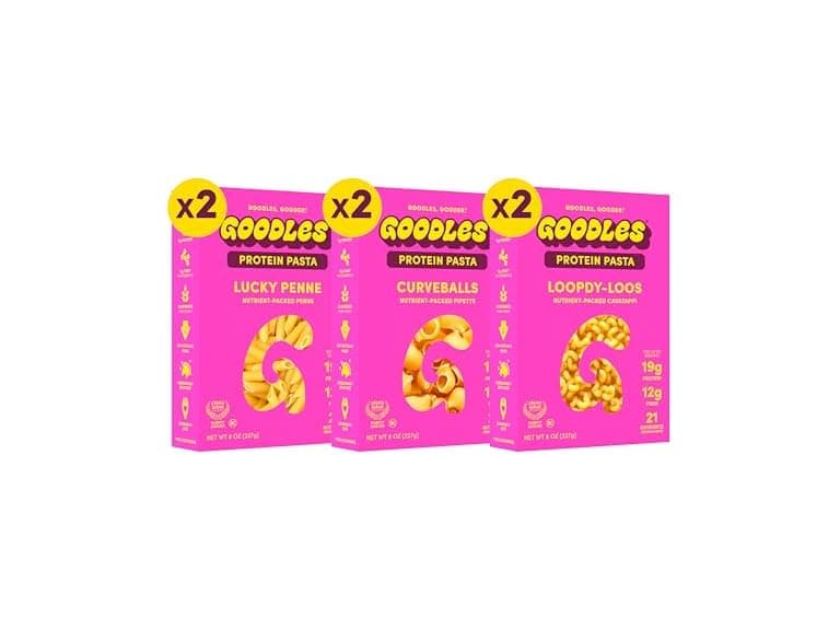GOODLES Pasta Variety Pack, 21 Plant-Based