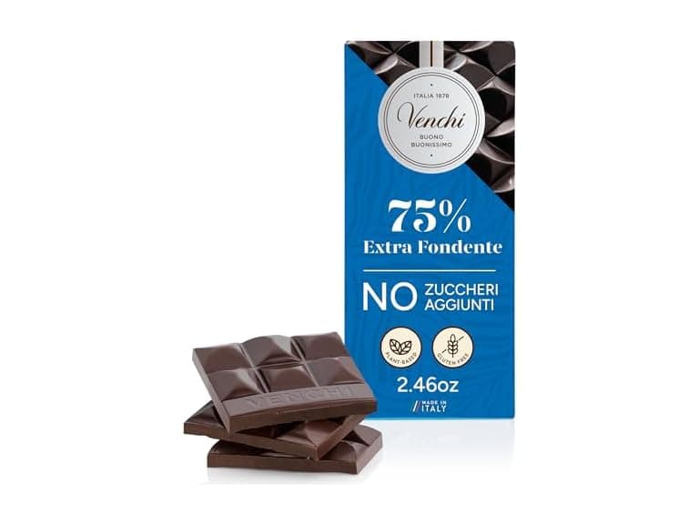 Venchi 70% Reduced Sugar Dark Choc Bar 3