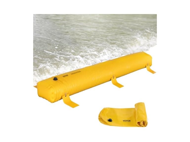 VEVOR Flood Barrier, 12 ft Length x 12 in Height