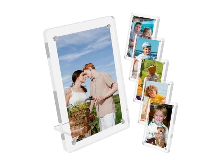 6 Pack 4X6 Acrylic Magnetic Picture