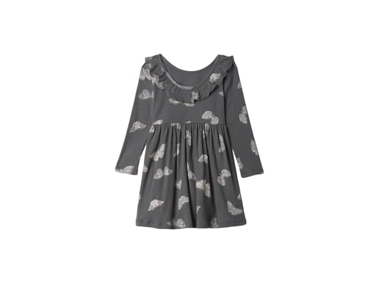 GAP Girls Long Sleeve Ribbed Dress