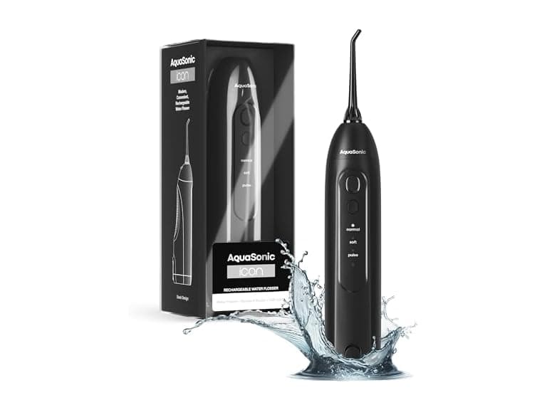 AquaSonic Icon Flosser Onyx