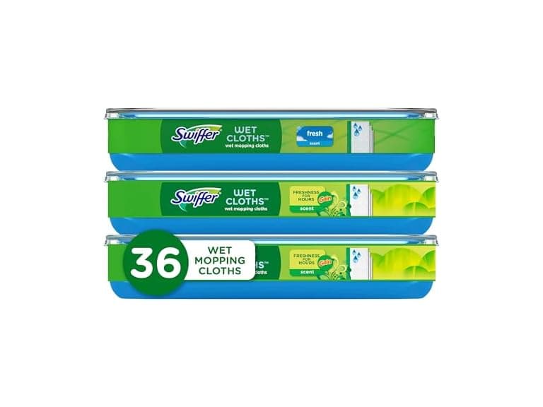 Swiffer Swiffer Sweep + Mop, Wet Pads Refill, Fl