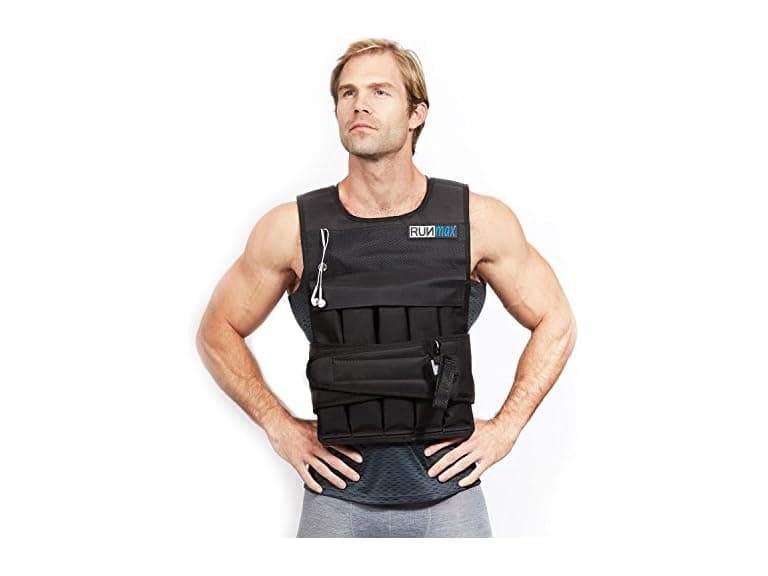 RUNMax Weighted Vest, 60lbs, Short without Shoulder Pads