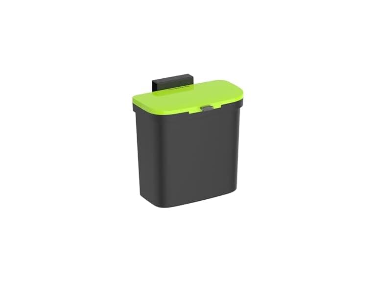 Delletir Wall Mounted Sliding Lid Trash Can