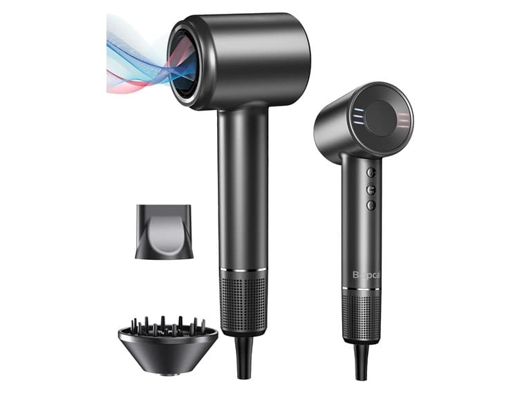 Hair Dryer w/ Diffuser Negative Ion